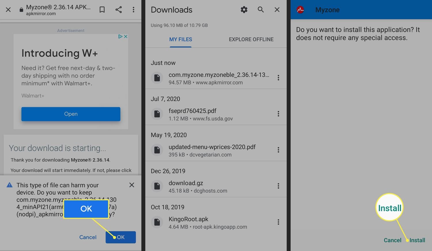 how to open apk files on pc