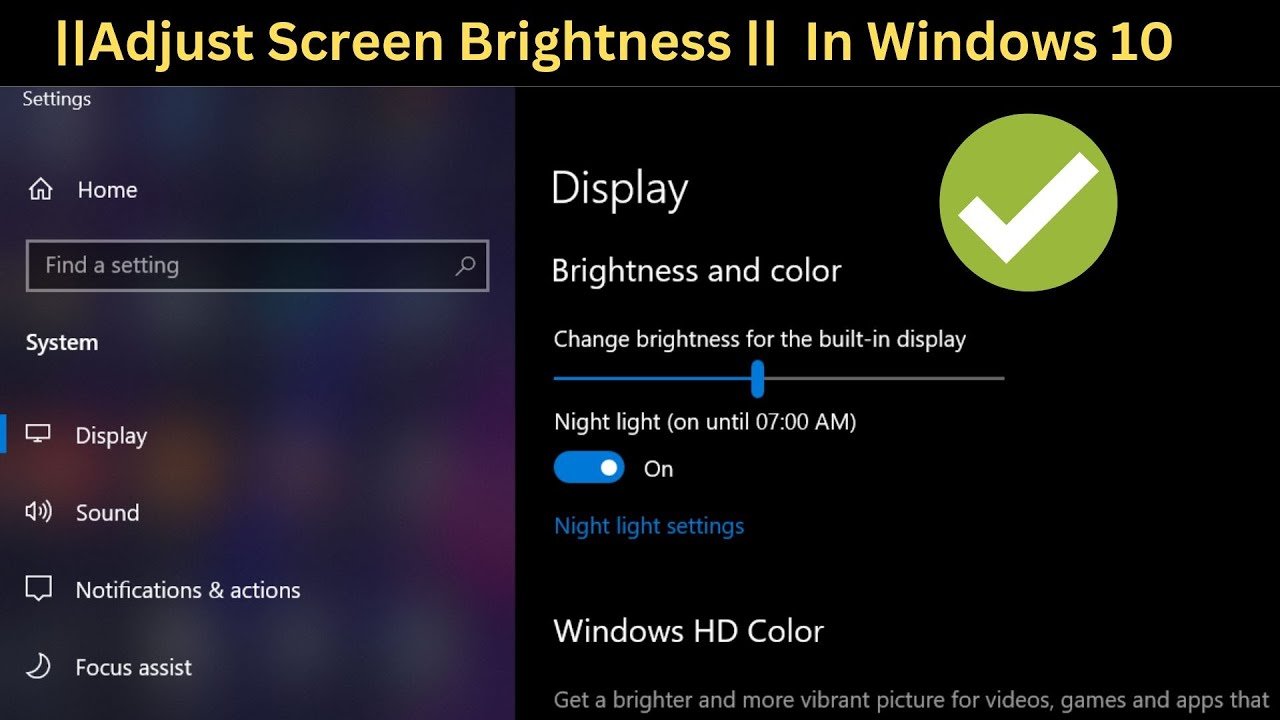 how to low brightness in pc